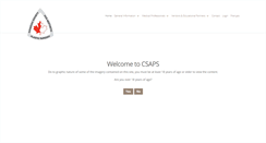 Desktop Screenshot of csaps.ca